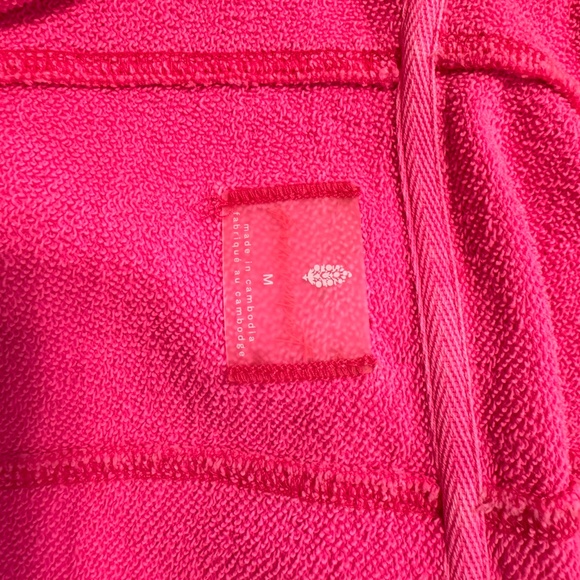 Free People Movement Spur of the Moment Solid Hoodie Midi Dress Sweatshirt Pink - Picture 5 of 5